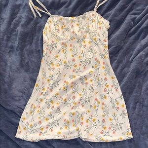Floral short summer dress